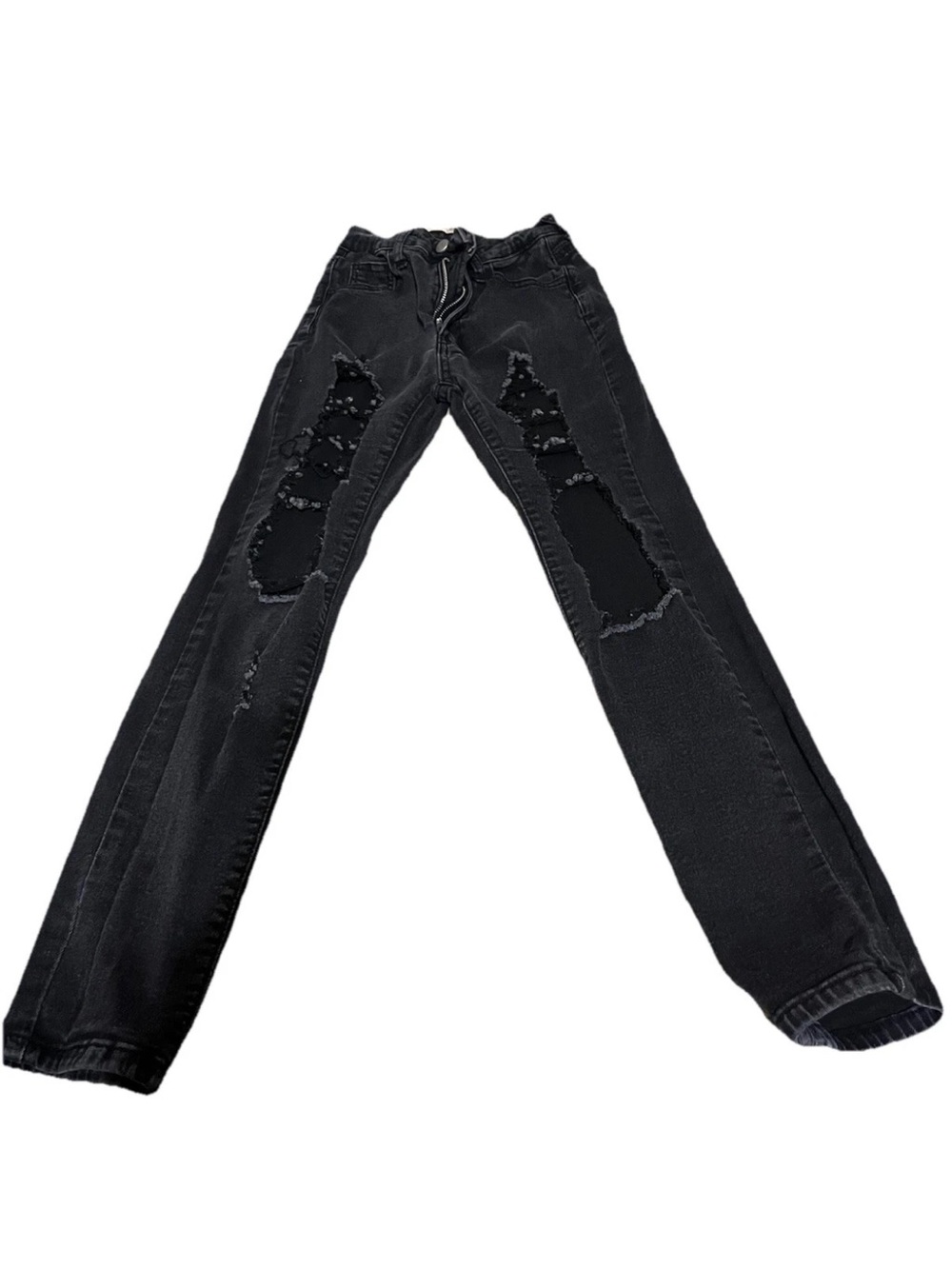 Black Jeans with XS Size Tag